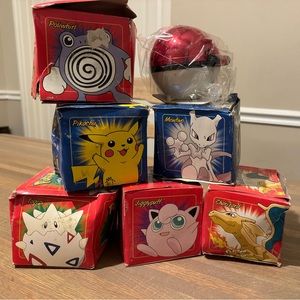 Vintage 23k Gold Plated Pokemon, complete set